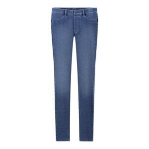 Uniqlo Blue Ultra Stretch Denim Skinny Jeggings Size 4 Legging Pants Casual